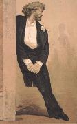 James Tissot, A languid Frederick Leighton in Tissot's (nn01)
